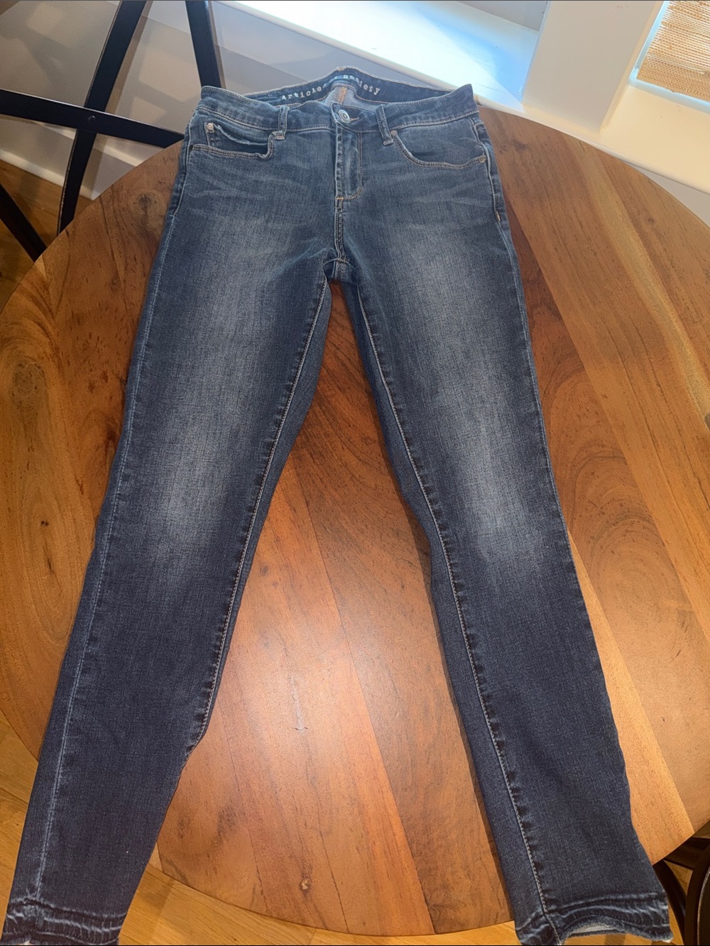 Articles Of Society Dark Wash Skinny Jeans - Blue